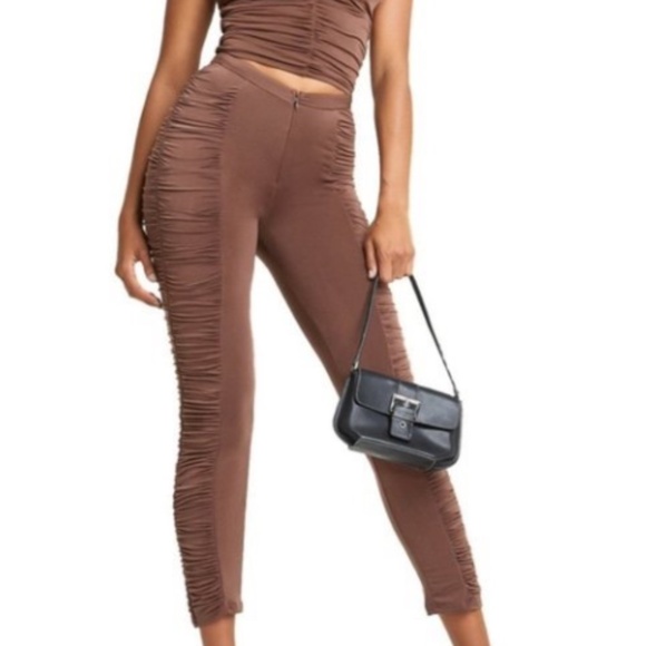I.AM.GIA Estella Ruched Skinny Pants - Picture 1 of 11